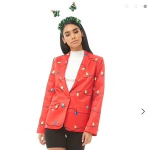 Forever21 Christmas Lights Blazer